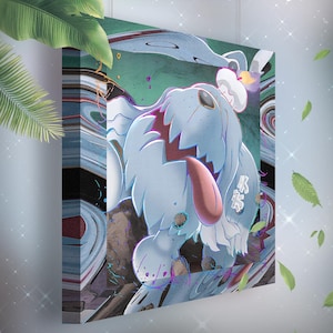 Toutombe • Toile Pokémon • Idée de cadeau Art