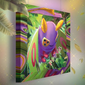 Papinox • Toile Pokémon • Idée de cadeau Art