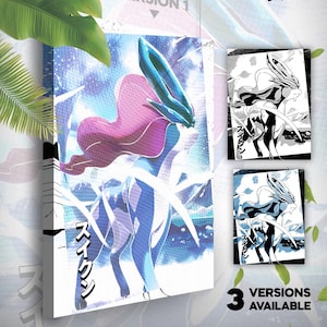 Suicune • Pokémon Canvas • 3 versies beschikbaar • Geschenkidee Kunst
