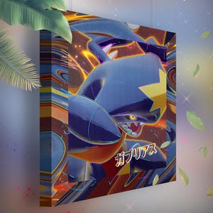 Carchacrok • Toile Pokémon • Idée de cadeau Art
