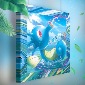 Hypotrempe • Toile Pokémon • Idée de cadeau Art