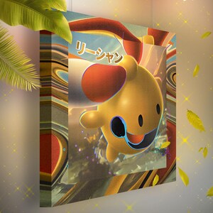 Korillon • Toile Pokémon • Idée de cadeau Art