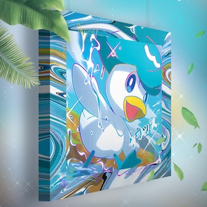 Coiffeton • Toile Pokémon • Idée de cadeau Art