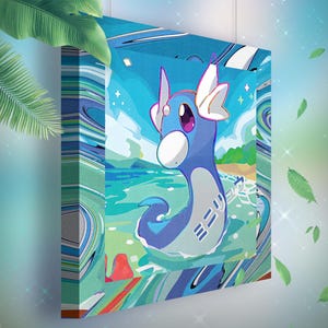 Minidraco • Toile Pokémon • Idée de cadeau Art
