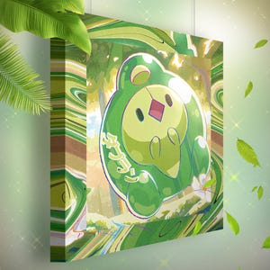 Méios • Toile Pokémon • Idée de cadeau Art