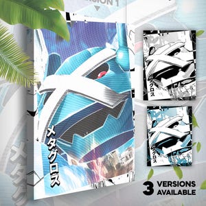 Métalosse • Toile Pokémon • 3 versions disponibles • Idée de cadeau Art