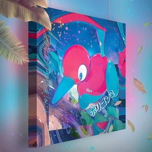 Porygon2 • Tela Pokémon • Idea regalo