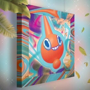 Motisma • Toile Pokémon • Idée de cadeau Art