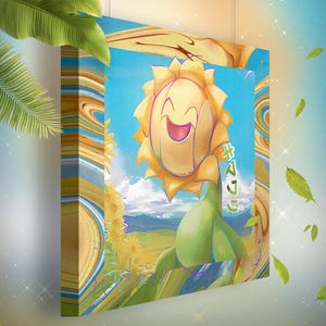 Héliatronc • Toile Pokémon • Idée de cadeau Art