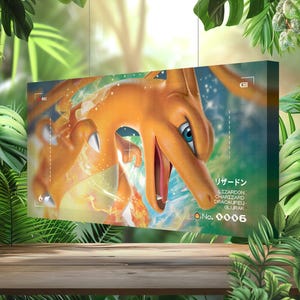 Charizard • Tela Pokémon • Idea regalo Arte