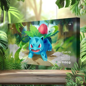 Bisaknosp • Pokémon-Leinwand • Geschenkidee Kunst