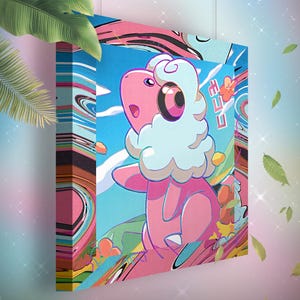 Lainergie • Toile Pokémon • Idée de cadeau Art