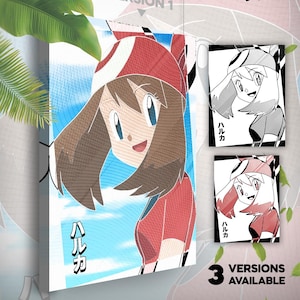 Flora • Toile Pokémon • 3 versions disponibles • Idée de cadeau Art