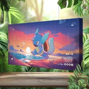 Schillok • Pokémon-Leinwand • Geschenkidee Kunst