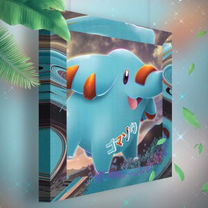 Phanpy • Toile Pokémon • Idée de cadeau Art