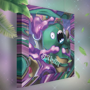 Miasmax • Toile Pokémon • Idée de cadeau Art