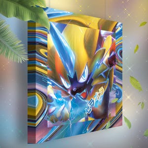Zeraora • Toile Pokémon • Idée de cadeau Art