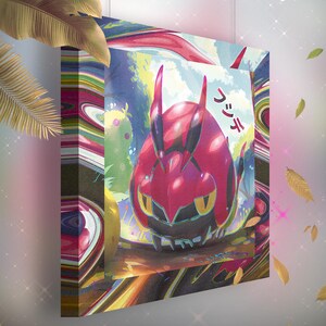 Venipatte • Toile Pokémon • Idée de cadeau Art