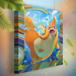 Mustéflott • Toile Pokémon • Idée de cadeau Art