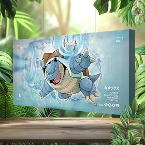 Turtok • Pokémon-Leinwand • Geschenkidee Kunst