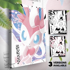 Nymphali • Toile Pokémon • 3 versions disponibles • Idée de cadeau Art
