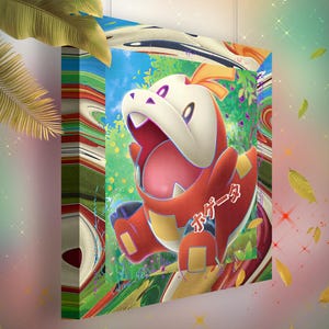 Chochodile • Toile Pokémon • Idée de cadeau Art