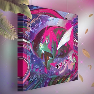 Paragruel • Toile Pokémon • Idée de cadeau Art