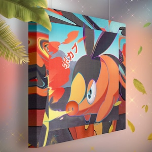 Gruikui • Toile Pokémon • Idée de cadeau Art