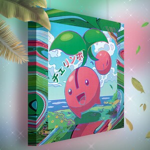 Ceribou • Toile Pokémon • Idée de cadeau Art