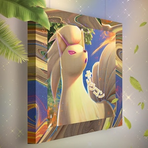 Ninetales • Lienzo Pokémon • Idea de regalo