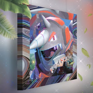 Rhinastoc • Toile Pokémon • Idée de cadeau Art