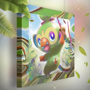 Ouistempo • Toile Pokémon • Idée de cadeau Art