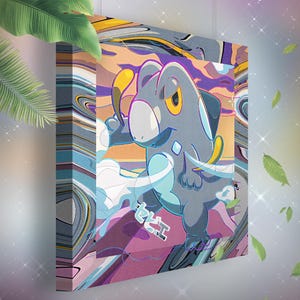 Frigodo • Toile Pokémon • Idée de cadeau Art