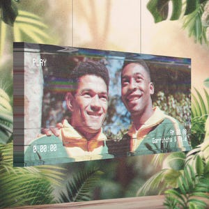 Garrincha & Pelé • Brazil • Fußball-Leinwand • Geschenkidee