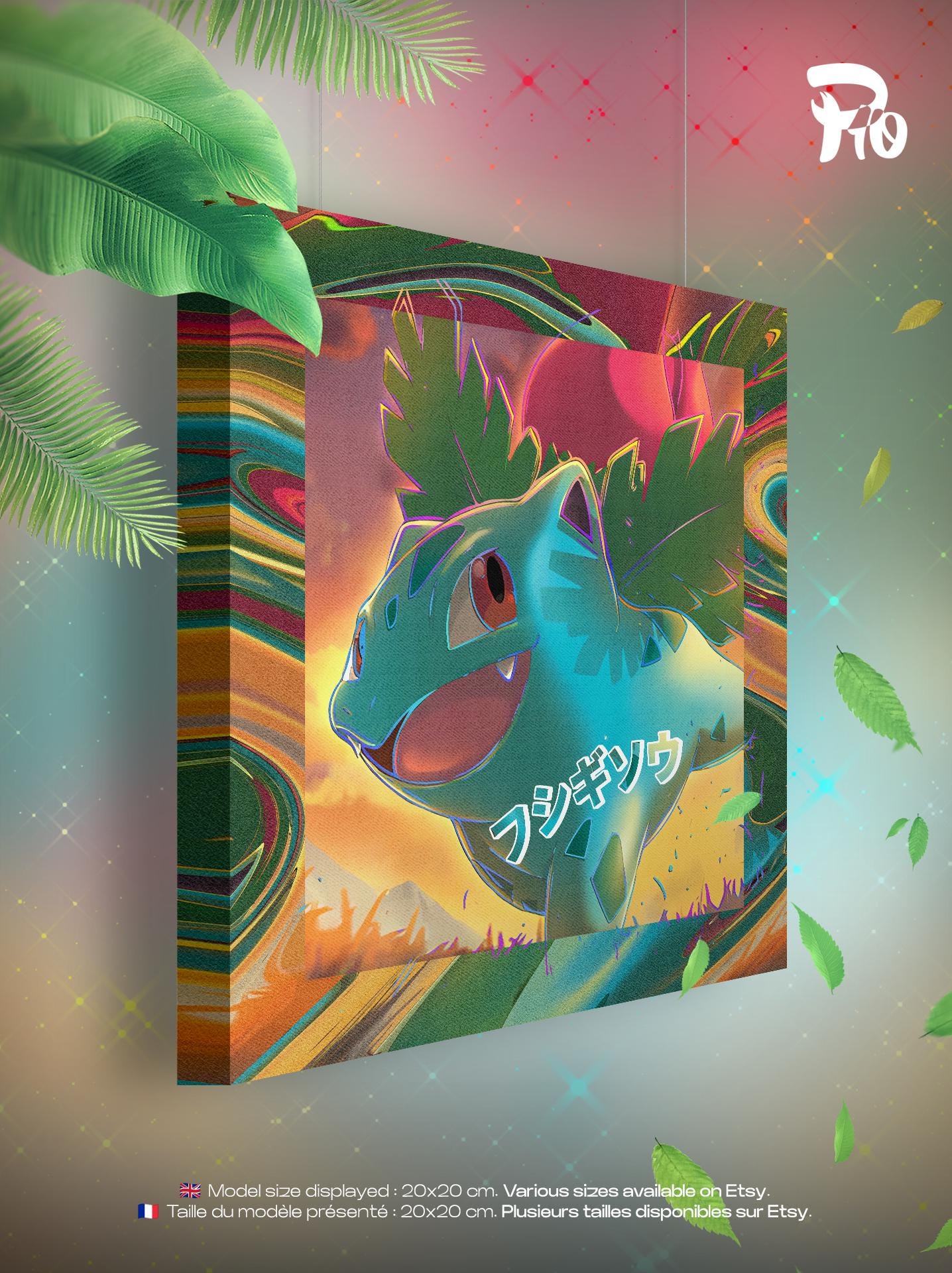 Ivysaur • Pokémon Canvas • Gift idea
