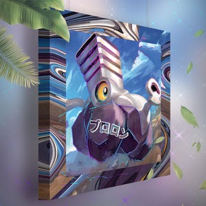 Vrombi • Toile Pokémon • Idée de cadeau Art