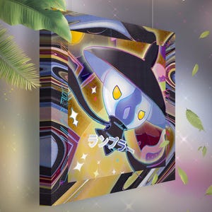 Mélancolux • Toile Pokémon • Idée de cadeau Art