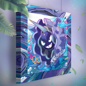 Crustabri • Toile Pokémon • Idée de cadeau Art
