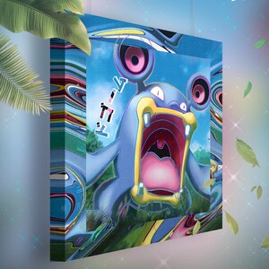 Ramboum • Toile Pokémon • Idée de cadeau Art