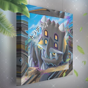 Bastiodon • Toile Pokémon • Idée de cadeau Art