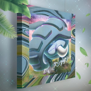 Donphan • Toile Pokémon • Idée de cadeau Art