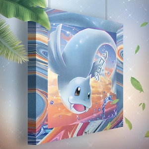 Lamantine • Toile Pokémon • Idée de cadeau Art