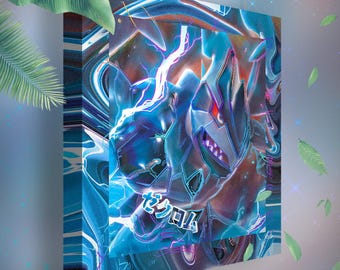 Zekrom • Pokémon-Leinwand • Geschenkidee