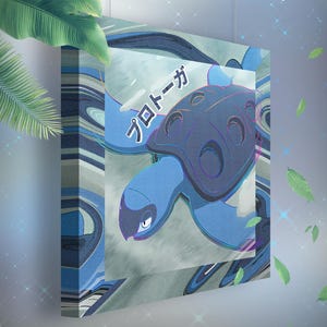 Carapagos • Toile Pokémon • Idée de cadeau Art