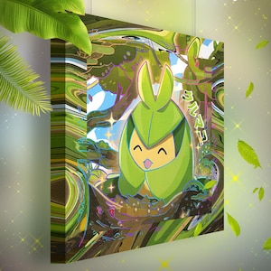 Couverdure • Toile Pokémon • Idée de cadeau Art