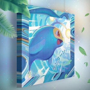 Lanturn • Toile Pokémon • Idée de cadeau Art