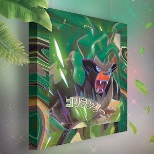 Gorythmic • Toile Pokémon • Idée de cadeau Art