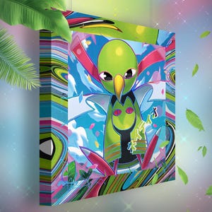 Xatu • Toile Pokémon • Idée de cadeau Art