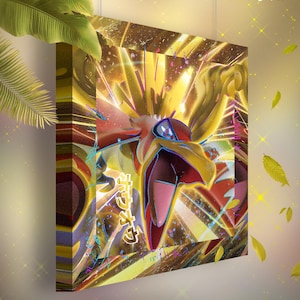 Ho-Oh • Toile Pokémon • Idée de cadeau Art