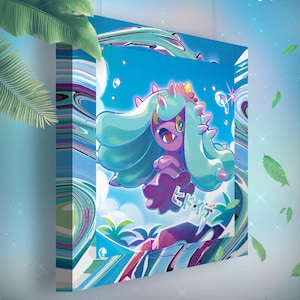 Vorastérie • Toile Pokémon • Idée de cadeau Art
